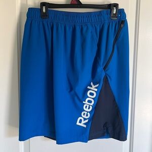 Large blue reebok shorts